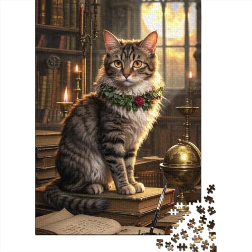 Devon Rex Puzzle 1000 Teile Schwer Puzzle Spielzeug Pädagogisches Spiel Impossible Herausforderungsspielzeug Für Erwachsene Und Kinder Ab 12 Jahren 1000pcs (75x50cm) von DHBANEIOK
