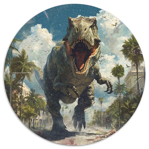 Dinosaurier Puzzle 1000 Teile Schwer Puzzle Spielzeug Lernspiel Impossible Herausforderung Spielzeug Für Erwachsene Kinder 1000pcs (67.5x67.5cm) von DHBANEIOK