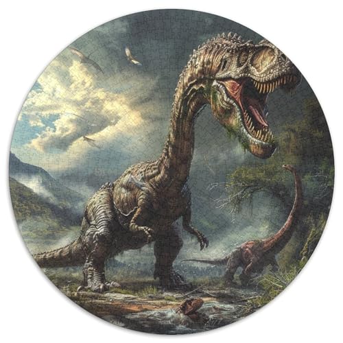 Dinosaurier Puzzle 1000 Teile Schwer Puzzle Spielzeug Pädagogisches Spiel Impossible Herausforderung Spielzeug Für Erwachsene Und Kinder in Bewährter 1000pcs (67.5x67.5cm) von DHBANEIOK