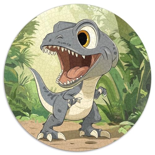 Dinosaurier Puzzle 1000-teilige Schwer Puzzle Spielzeug Lernspiel Impossible Herausforderungsspielzeug Für Erwachsene Kinder 1000pcs (67.5x67.5cm) von DHBANEIOK