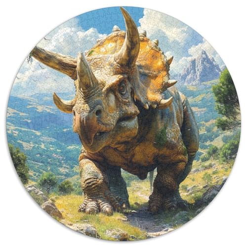 Dinosaurier Puzzle 1000-teilige Schwer Puzzle Spielzeug Lernspiel Impossible Herausforderungsspielzeug Für Erwachsene Und Kinder in Bewährter 1000pcs (67.5x67.5cm) von DHBANEIOK