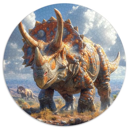 Dinosaurier Puzzle 1000-teilige Schwer Puzzle Spielzeug Pädagogisches Spiel Impossible Herausforderungsspielzeug Für Erwachsene Kinder 1000pcs (67.5x67.5cm) von DHBANEIOK