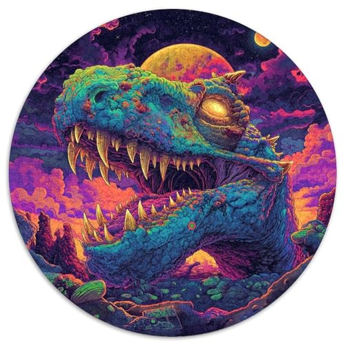 Dinosaurier Puzzle 1000-teilige Schwer Puzzle Spielzeug Pädagogisches Spiel Impossible Herausforderungsspielzeug Für Erwachsene Kinder 1000pcs (67.5x67.5cm) von DHBANEIOK