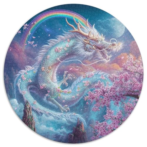 Drachen Puzzle 1000 Teile Schwer Puzzle Spielzeug Lernspiel Impossible Herausforderung Spielzeug Für Erwachsene Kinder 1000pcs (67.5x67.5cm) von DHBANEIOK