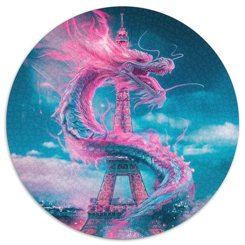 Drachen Puzzle 1000 Teile Schwer Puzzle Spielzeug Lernspiel Impossible Herausforderung Spielzeug Für Erwachsene Und Kinder Ab 14 Jahren 1000pcs (67.5x67.5cm) von DHBANEIOK