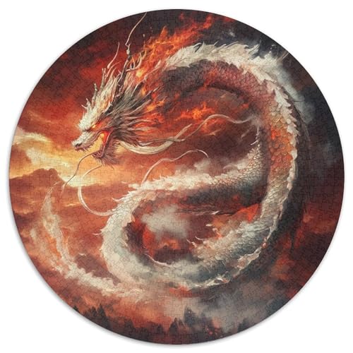 Drachen Puzzle 1000 Teile Schwer Puzzle Spielzeug Pädagogisches Spiel Impossible Herausforderungsspielzeug Für Erwachsene Und Kinder Ab 14 Jahren 1000pcs (67.5x67.5cm) von DHBANEIOK