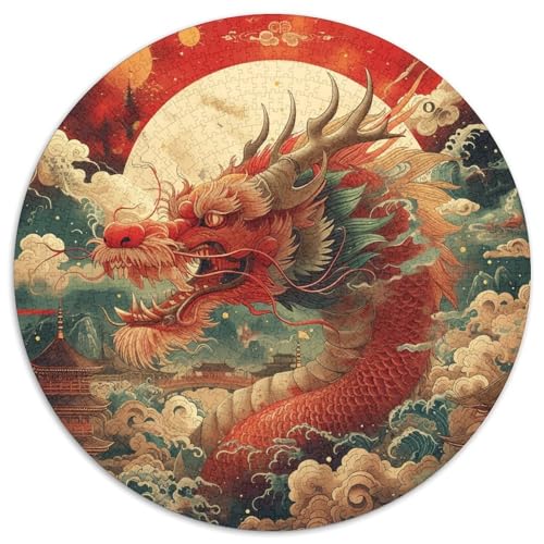 Drachen Puzzles 1000 Teile Schwer Puzzle Spielzeug Lernspiel Impossible Herausforderungsspielzeug Für Erwachsene Und Kinder Ab 12 Jahren 1000pcs (67.5x67.5cm) von DHBANEIOK