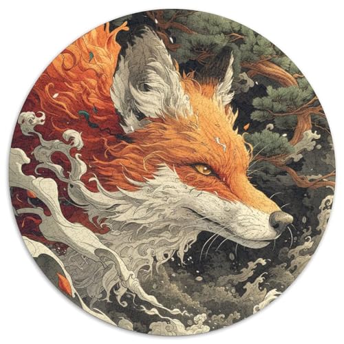 Dschungelfochs Puzzle 1000-teilige Schwer Puzzle Spielzeug Pädagogisches Spiel Impossible Herausforderungsspielzeug Für Erwachsene Kinder 1000pcs (67.5x67.5cm) von DHBANEIOK