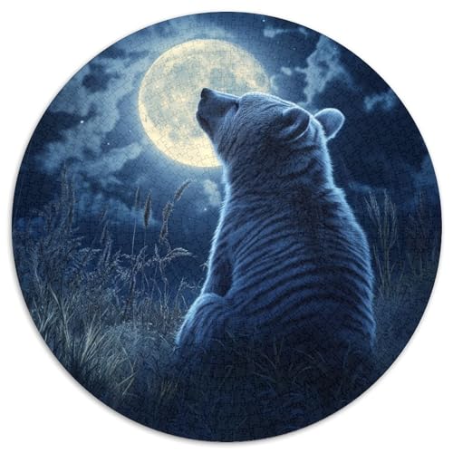 Eisbär Puzzle 1000 Teile Schwer Puzzle Spielzeug Pädagogisches Spiel Impossible Herausforderung Spielzeug Für Erwachsene Und Kinder Ab 14 Jahren 1000pcs (67.5x67.5cm) von DHBANEIOK