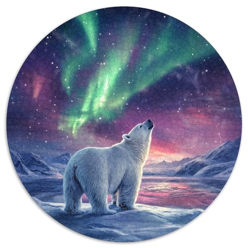 Eisbär Puzzles 1000 Teile Schwer Puzzle Spielzeug Lernspiel Impossible Herausforderungsspielzeug Für Erwachsene Und Kinder Ab 12 Jahren 1000pcs (67.5x67.5cm) von DHBANEIOK