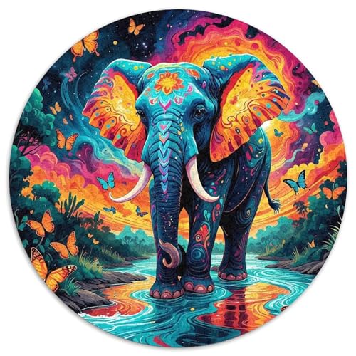 Elefanten Puzzles 1000 Teile Schwer Puzzle Spielzeug Lernspiel Impossible Herausforderung Spielzeug Für Erwachsene Kinder 1000pcs (67.5x67.5cm) von DHBANEIOK