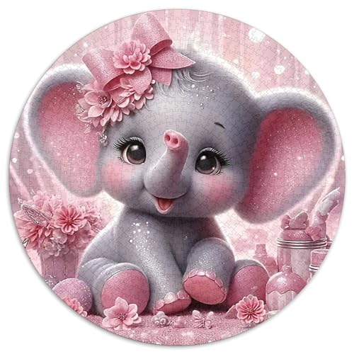 Elefanten Puzzles 1000 Teile Schwer Puzzle Spielzeug Pädagogisches Spiel Impossible Herausforderungsspielzeug Für Erwachsene Kinder 1000pcs (67.5x67.5cm) von DHBANEIOK