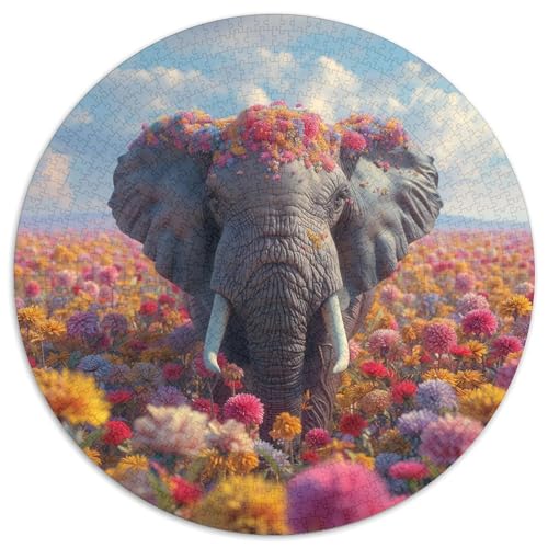 Elefantens Puzzles 1000 Teile Schwer Puzzle Spielzeug Lernspiel Impossible Herausforderung Spielzeug Für Erwachsene Kinder 1000pcs (67.5x67.5cm) von DHBANEIOK