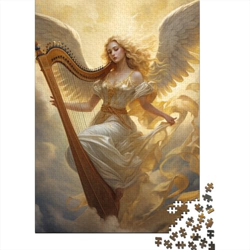 Engel Puzzle 1000 Teile Schwer Puzzle Spielzeug Lernspiel Impossible Herausforderungsspielzeug Für Erwachsene Kinder 1000pcs (75x50cm) von DHBANEIOK