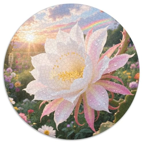 Epiphyllum Puzzle 1000-teilige Schwer Puzzle Spielzeug Lernspiel Impossible Herausforderung Spielzeug Für Erwachsene Und Kinder Ab 12 Jahren 1000pcs (67.5x67.5cm) von DHBANEIOK
