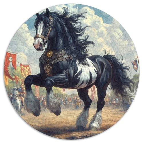 Feines Pferd Puzzle 1000 Teile Schwer Puzzle Spielzeug Lernspiel Impossible Herausforderung Spielzeug Für Erwachsene Und Kinder in Bewährter 1000pcs (67.5x67.5cm) von DHBANEIOK
