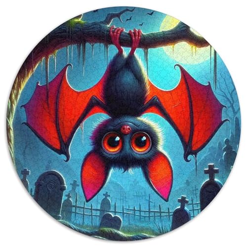 Fledermaus Puzzle 1000 Teile Schwer Puzzle Spielzeug Lernspiel Impossible Herausforderungsspielzeug Für Erwachsene Kinder 1000pcs (67.5x67.5cm) von DHBANEIOK