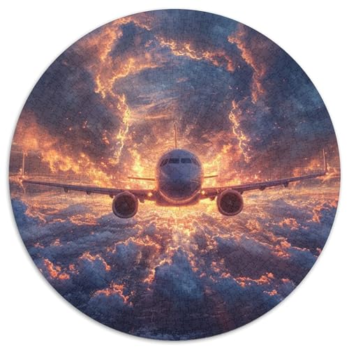 Flugzeug Puzzle 1000 Teile Schwer Puzzle Spielzeug Lernspiel Impossible Herausforderungsspielzeug Für Erwachsene Und Kinder Ab 14 Jahren 1000pcs (67.5x67.5cm) von DHBANEIOK