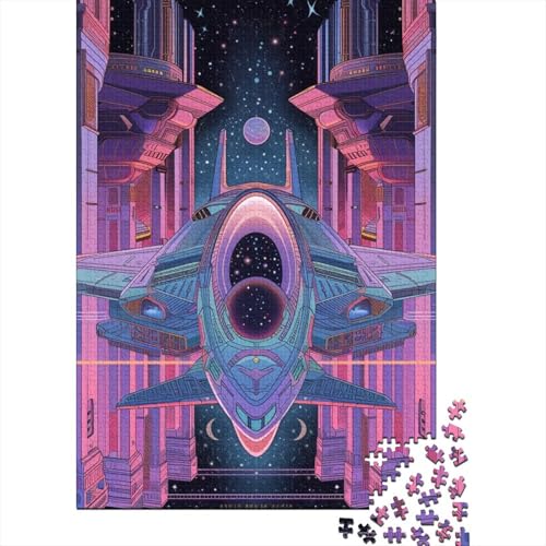 Flugzeug Puzzle 1000-teilige Schwer Puzzle Spielzeug Lernspiel Impossible Herausforderungsspielzeug Für Erwachsene Kinder 1000pcs (75x50cm) von DHBANEIOK