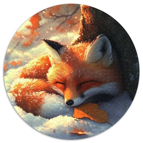 Fox Puzzle 1000 Teile Schwer Puzzle Spielzeug Lernspiel Impossible Herausforderungsspielzeug Für Erwachsene Kinder 1000pcs (67.5x67.5cm) von DHBANEIOK