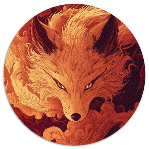 Fox Puzzle 1000-teilige Schwer Puzzle Spielzeug Lernspiel Impossible Herausforderungsspielzeug Für Erwachsene Und Kinder Ab 14 Jahren 1000pcs (67.5x67.5cm) von DHBANEIOK