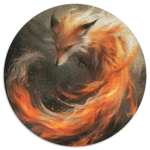 Fox Puzzle 1000-teilige Schwer Puzzle Spielzeug Pädagogisches Spiel Impossible Herausforderungsspielzeug Für Erwachsene Kinder 1000pcs (67.5x67.5cm) von DHBANEIOK