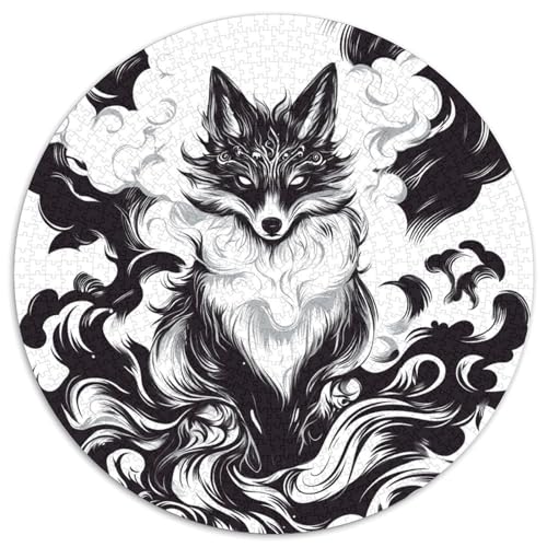 Fox Puzzles 1000 Teile Schwer Puzzle Spielzeug Pädagogisches Spiel Impossible Herausforderungsspielzeug Für Erwachsene Und Kinder in Bewährter 1000pcs (67.5x67.5cm) von DHBANEIOK