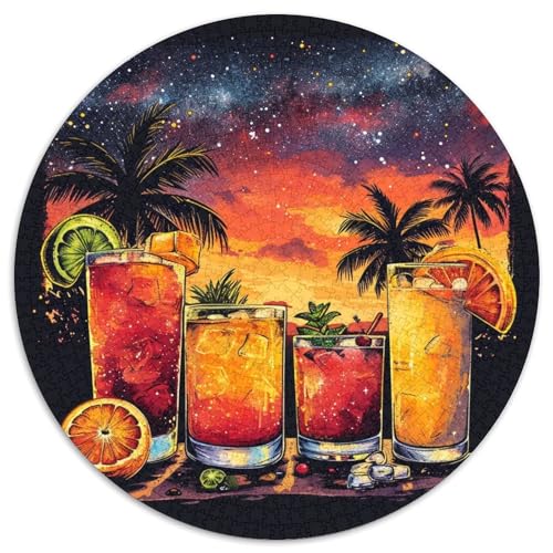 Fruchtsaft Puzzle 1000-teilige Schwer Puzzle Spielzeug Pädagogisches Spiel Impossible Herausforderungsspielzeug Für Erwachsene Und Kinder Ab 12 Jahren 1000pcs (67.5x67.5cm) von DHBANEIOK