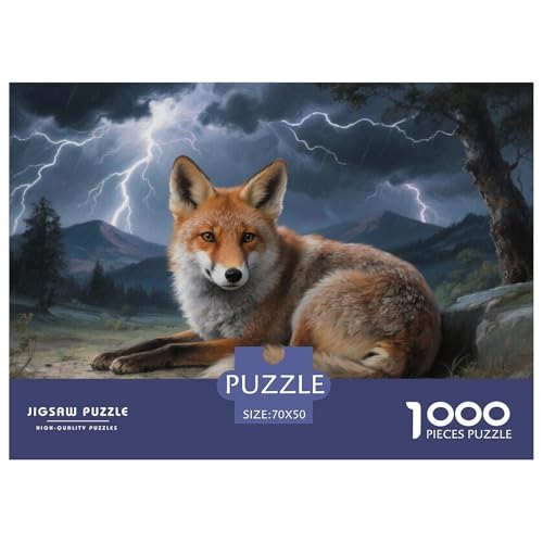 Fuchshund Puzzles 1000 Teile Schwer Puzzle Spielzeug Lernspiel Impossible Herausforderung Spielzeug Für Erwachsene Und Kinder Ab 14 Jahren 70x50cm/1000pcs Fuchshund Puzzles 1000 Teile Schwer Puzzle Spielzeug Lernspiel Impossible Herausforderung Spielzeug Für Erwachsene Und Kinder Ab 14 Jahren 70x50cm/1000pcs von DHBANEIOK