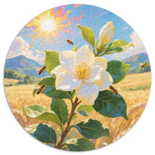 Gardenien Puzzles 1000 Teile Schwer Puzzle Spielzeug Pädagogisches Spiel Impossible Herausforderungsspielzeug Für Erwachsene Kinder 1000pcs (67.5x67.5cm) von DHBANEIOK