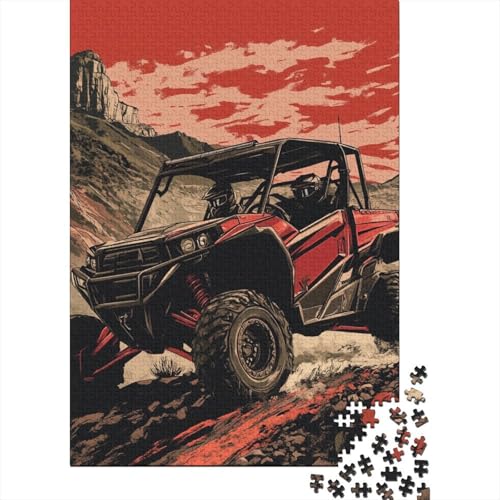 Geländewagen Puzzle 1000 Teile Schwer Puzzle Spielzeug Pädagogisches Spiel Impossible Herausforderungsspielzeug Für Erwachsene Kinder 1000pcs (75x50cm) von DHBANEIOK