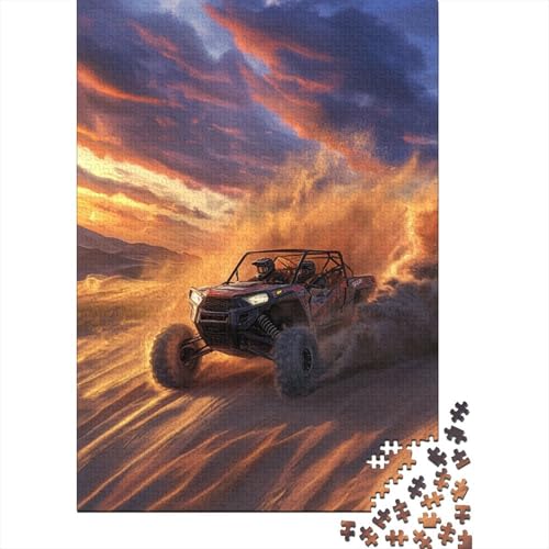 Geländewagen in den Bergen 1000 Stück Puzzles Für Erwachsene Stress Abbauen Familien-Puzzlespiel Mit Poster in 1000- Puzzle Lernspiel Spielzeug Geschenk Puzzel 1000pcs (75x50cm) von DHBANEIOK