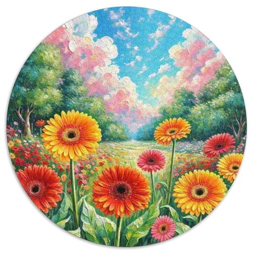 Gerbera Puzzles 1000 Teile Schwer Puzzle Spielzeug Pädagogisches Spiel Impossible Herausforderungsspielzeug Für Erwachsene Kinder 1000pcs (67.5x67.5cm) von DHBANEIOK