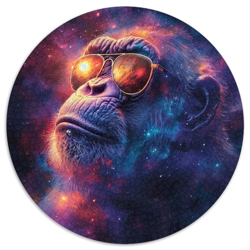 Gorilla Puzzles 1000 Teile Schwer Puzzle Spielzeug Pädagogisches Spiel Impossible Herausforderungsspielzeug Für Erwachsene Kinder 1000pcs (67.5x67.5cm) von DHBANEIOK