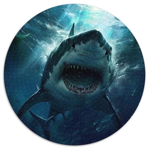 Hai Puzzle 1000-teilige Schwer Puzzle Spielzeug Lernspiel Impossible Herausforderungsspielzeug Für Erwachsene Und Kinder Ab 12 Jahren 1000pcs (67.5x67.5cm) von DHBANEIOK