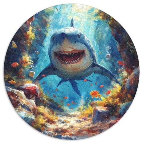 Hai Puzzles 1000 Teile Schwer Puzzle Spielzeug Pädagogisches Spiel Impossible Herausforderungsspielzeug Für Erwachsene Kinder 1000pcs (67.5x67.5cm) von DHBANEIOK