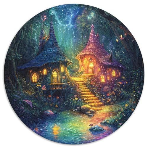 Halloween Ancient Schloss Puzzle 1000-teilige Schwer Puzzle Spielzeug Lernspiel Impossible Herausforderung Spielzeug Für Erwachsene Kinder 1000pcs (67.5x67.5cm) von DHBANEIOK