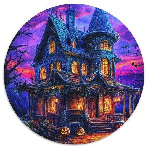 Halloween Ancient Schloss Puzzles 1000 Teile Schwer Puzzle Spielzeug Lernspiel Impossible Herausforderung Spielzeug Für Erwachsene Kinder 1000pcs (67.5x67.5cm) von DHBANEIOK