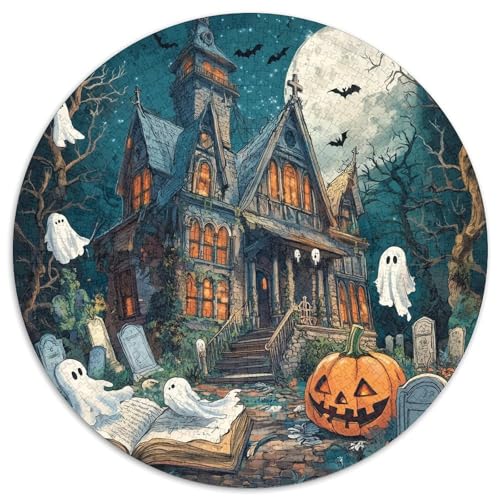 Halloween Ancient Schloss Puzzles 1000 Teile Schwer Puzzle Spielzeug Lernspiel Impossible Herausforderung Spielzeug Für Erwachsene Und Kinder Ab 12 Jahren 1000pcs (67.5x67.5cm) von DHBANEIOK