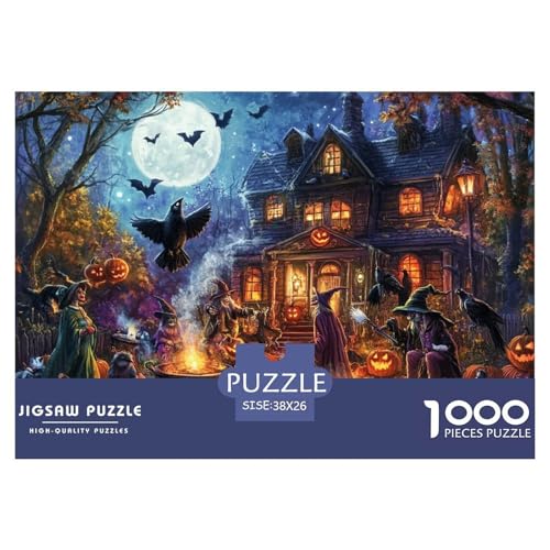 Halloween Dorf Puzzles 1000 Teile Schwer Puzzle Spielzeug Pädagogisches Spiel Impossible Herausforderungsspielzeug Für Erwachsene Kinder 38x26cm/1000pcs Halloween Dorf Puzzles 1000 Teile Schwer Puzzle Spielzeug Pädagogisches Spiel Impossible Herausforderungsspielzeug Für Erwachsene Kinder 38x26cm/1000pcs von DHBANEIOK