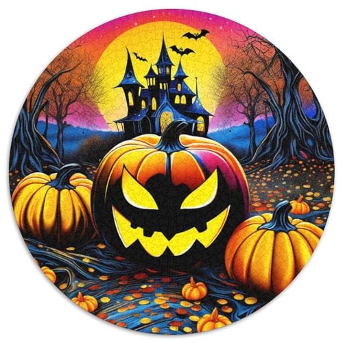 Halloween Kürbis Puzzle 1000-teilige Schwer Puzzle Spielzeug Lernspiel Impossible Herausforderung Spielzeug Für Erwachsene Und Kinder Ab 14 Jahren 1000pcs (67.5x67.5cm) von DHBANEIOK