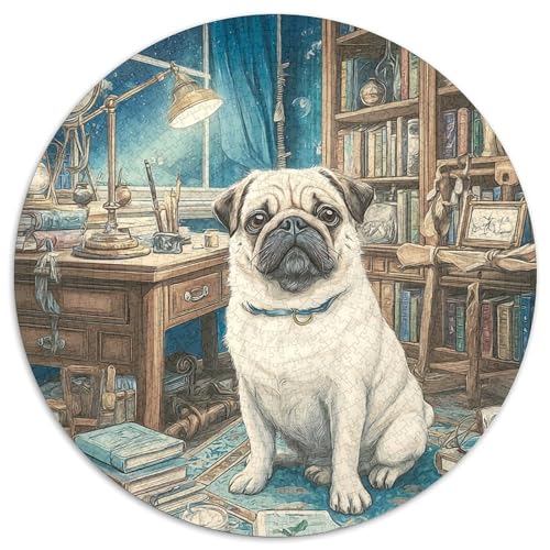 Haustierhund Puzzle 1000 Teile Schwer Puzzle Spielzeug Lernspiel Impossible Herausforderung Spielzeug Für Erwachsene Kinder 1000pcs (67.5x67.5cm) von DHBANEIOK