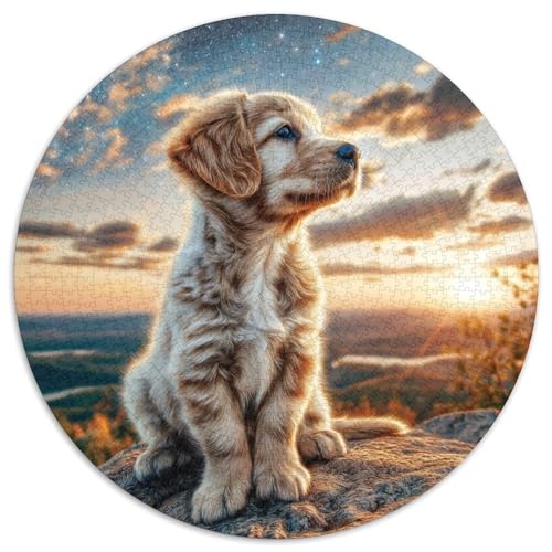 Haustierhund Puzzle 1000-teilige Schwer Puzzle Spielzeug Lernspiel Impossible Herausforderung Spielzeug Für Erwachsene Kinder 1000pcs (67.5x67.5cm) von DHBANEIOK