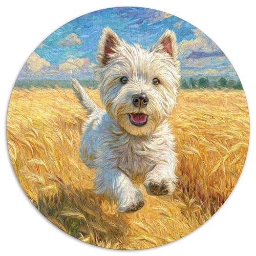 Haustierhund Puzzle 1000-teilige Schwer Puzzle Spielzeug Lernspiel Impossible Herausforderungsspielzeug Für Erwachsene Und Kinder Ab 14 Jahren 1000pcs (67.5x67.5cm) von DHBANEIOK