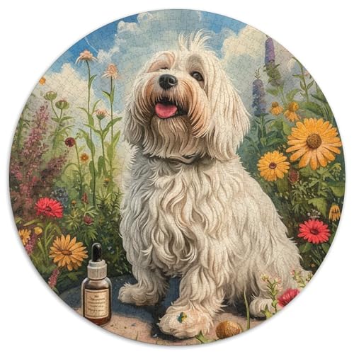 Havana Hund Puzzle 1000 Teile Schwer Puzzle Spielzeug Lernspiel Impossible Herausforderung Spielzeug Für Erwachsene Kinder 1000pcs (67.5x67.5cm) von DHBANEIOK