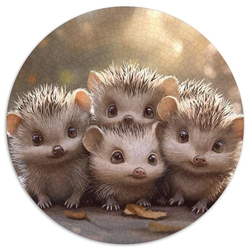 Hedgehog Puzzle 1000 Teile Schwer Puzzle Spielzeug Pädagogisches Spiel Impossible Herausforderung Spielzeug Für Erwachsene Und Kinder Ab 12 Jahren 1000pcs (67.5x67.5cm) von DHBANEIOK