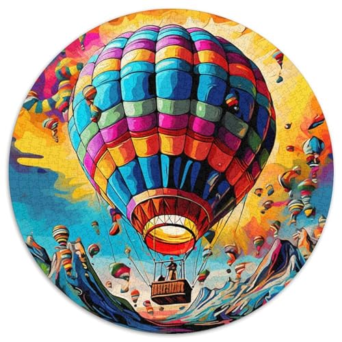 Heißluftballon Puzzle 1000 Teile Schwer Puzzle Spielzeug Pädagogisches Spiel Impossible Herausforderung Spielzeug Für Erwachsene Und Kinder Ab 12 Jahren 1000pcs (67.5x67.5cm) von DHBANEIOK