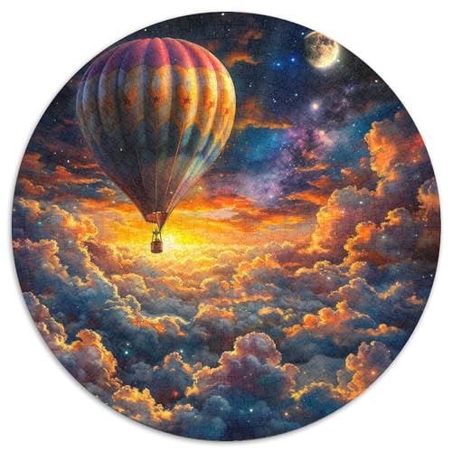 Heißluftballon Puzzle 1000 Teile Schwer Puzzle Spielzeug Pädagogisches Spiel Impossible Herausforderung Spielzeug Für Erwachsene Und Kinder in Bewährter 1000pcs (67.5x67.5cm) von DHBANEIOK