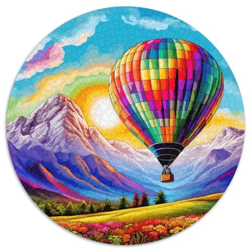 Heißluftballon Puzzle 1000-teilige Schwer Puzzle Spielzeug Lernspiel Impossible Herausforderung Spielzeug Für Erwachsene Und Kinder Ab 12 Jahren 1000pcs (67.5x67.5cm) von DHBANEIOK