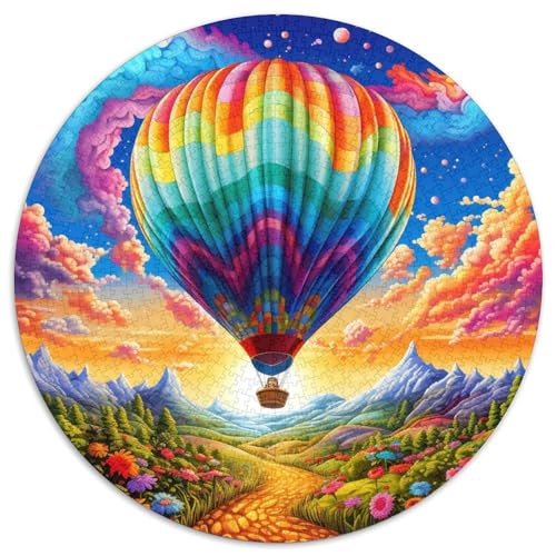 Heißluftballon Puzzles 1000 Teile Schwer Puzzle Spielzeug Lernspiel Impossible Herausforderungsspielzeug Für Erwachsene Und Kinder in Bewährter 1000pcs (67.5x67.5cm) von DHBANEIOK
